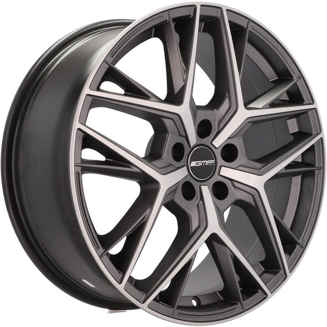 4 Velgen 18 inch LUNICA MGM Gepolijst + Mat Grafiet 5x112 ET45 66.5 Passend voor Audi, Volkswagen, Mercedes - VCTparts.nl