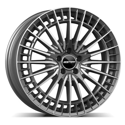 VCTparts 4 Velgen 18 inch QSTAR MG Gepolijst + Grafiet 5x112 ET45 66.5 Passend voor Audi, Volkswagen, Mercedes Ladnefelgi 7