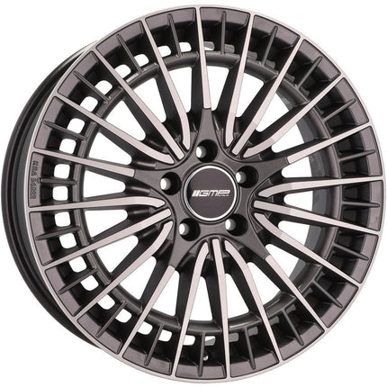 VCTparts 4 Velgen 18 inch QSTAR MG Gepolijst + Grafiet 5x112 ET45 66.5 Passend voor Audi, Volkswagen, Mercedes Ladnefelgi 6