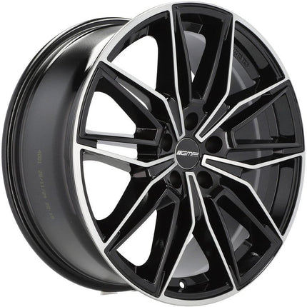 4 Velgen 18 inch SPECTER MB Zwart Gepolijst 5x112 ET43 66.5 Geschikt voor Audi, Volkswagen, Skoda, SEAT - VCTparts.nl