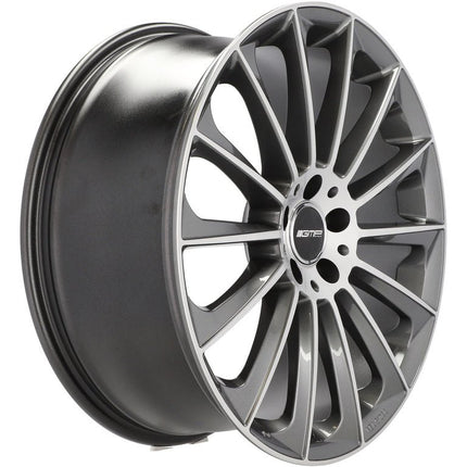 VCTparts 4 Velgen 18 inch STELLAR MG Gepolijst + Grafiet 5x112 ET45 66.5 Passend voor Audi, Volkswagen, Mercedes Ladnefelgi 4