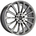 VCTparts 4 Velgen 18 inch STELLAR MG Gepolijst + Grafiet 5x112 ET45 66.5 Passend voor Audi, Volkswagen, Mercedes Ladnefelgi 1