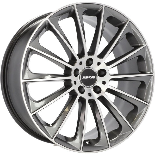 4 Velgen 18 inch STELLAR MG Gepolijst + Grafiet 5x112 ET45 66.5 Passend voor Audi, Volkswagen, Mercedes - VCTparts.nl