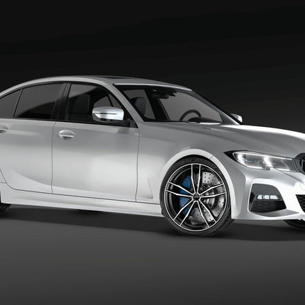 4 Velgen 18 inch SWAN MB Gepolijst Zwart 5x112 ET30 66.5 Geschikt voor Audi, Volkswagen, Skoda, SEAT - VCTparts.nl