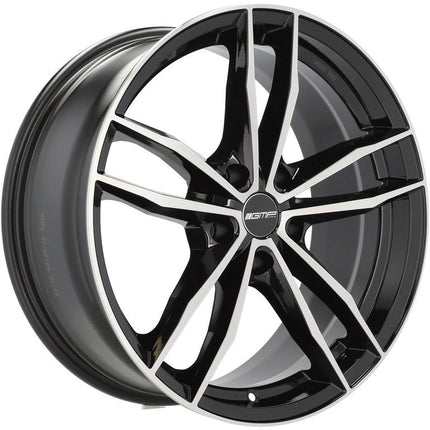 VCTparts 4 Velgen 18 inch SWAN MB Zwart 5x112 ET45 66.5 Passend voor Audi, Volkswagen, Mercedes Ladnefelgi 6