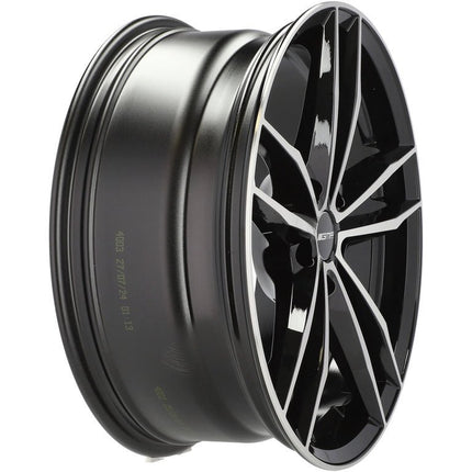 VCTparts 4 Velgen 18 inch SWAN MB Zwart 5x112 ET45 66.5 Passend voor Audi, Volkswagen, Mercedes Ladnefelgi 4