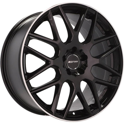 VCTparts 4 Velgen 18 inch Zwart met Rand 5x112 ET35 66.5 - Passend voor o.a. Audi, Volkswagen, Mercedes Ladnefelgi 1