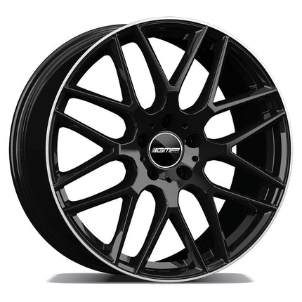 VCTparts 4 Velgen 18 inch Zwart met Rand 5x112 ET35 66.5 - Passend voor o.a. Audi, Volkswagen, Mercedes Ladnefelgi 8