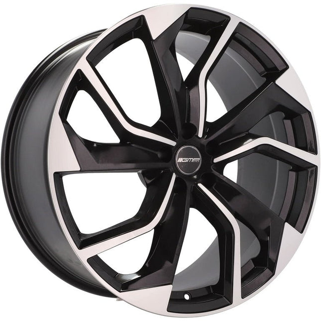 4 Velgen 20 inch REBEL MB Gepolijst Zwart 5x112 ET45 66.5 Geschikt voor Audi, Volkswagen, Mercedes, Skoda, SEAT - VCTparts.nl