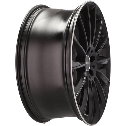 VCTparts 4 Velgen 20 inch STELLAR BLP Zwart + Rand 5x112 ET45 66.5 Geschikt voor Audi, Volkswagen, Mercedes, Skoda, SEAT Ladnefelgi 3