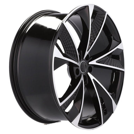 4 Velgen 21 inch B1566 Zwart Gepolijst 5x112 ET31 66.45 J9.0 Geschikt voor Audi, Volkswagen, Mercedes - VCTparts.nl