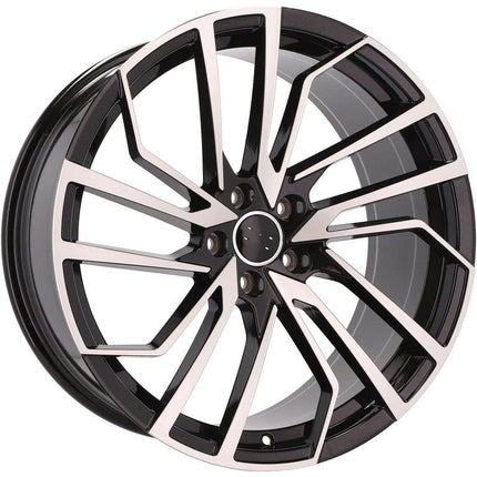 4 Velgen 21 inch B1618 Zwart 5x112 ET28 66.45 J9.0 Geschikt voor Audi, Volkswagen, Mercedes - VCTparts.nl