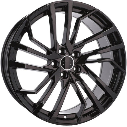 4 Velgen 21 inch B1618 Zwart 5x112 ET30 66.45 J9.0 Geschikt voor Audi, Volkswagen, Mercedes - VCTparts.nl