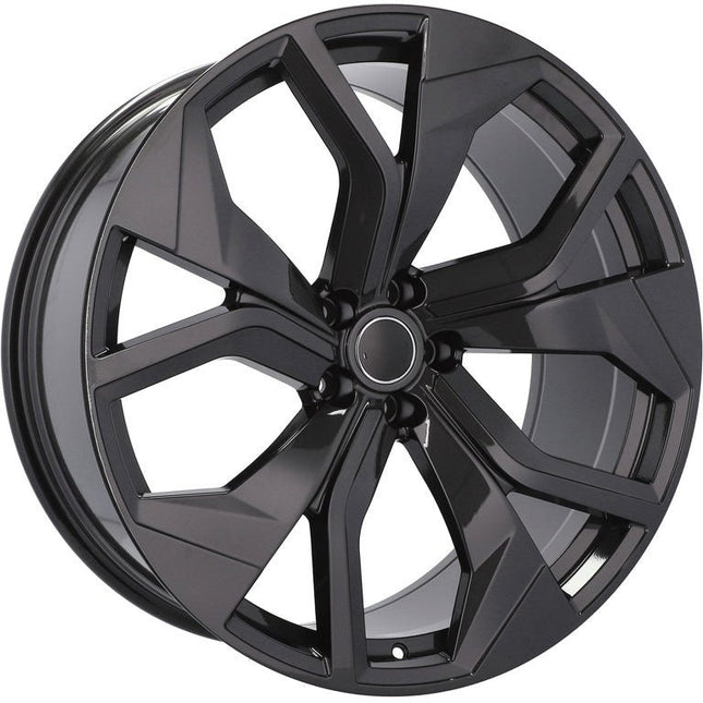 4 Velgen 21 inch B1637 Zwart 5x112 ET25 66.45 J9.5 Geschikt voor Audi, Volkswagen, Mercedes - VCTparts.nl