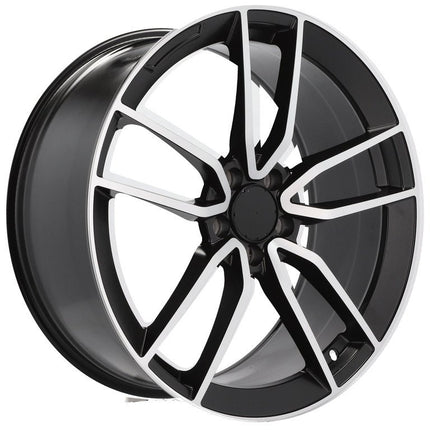VCTparts 4 Velgen 21 inch B5610 Zwart 5x112 ET46 66.6 J10.0 Geschikt voor Audi, Volkswagen, Mercedes Ladnefelgi 6