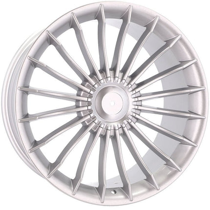 4 Velgen 21 inch BK273 Zilver 5x120 ET25 72.6 J8.5 Geschikt voor BMW, Mercedes, Audi, Volkswagen - VCTparts.nl