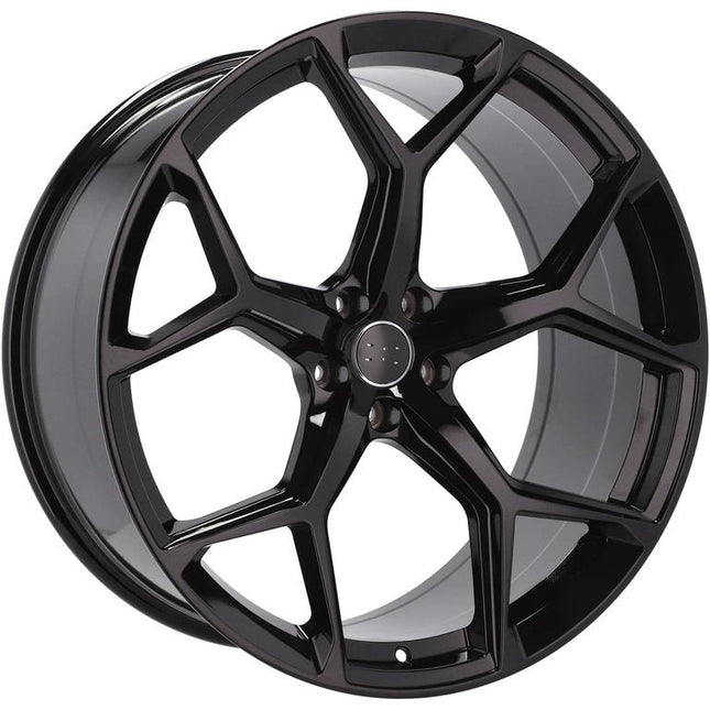4 Velgen 21 inch I5598 BL Zwart 5x112 ET35 66.45 Geschikt voor Audi, Volkswagen, Skoda, SEAT - VCTparts.nl