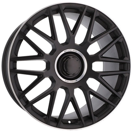 4 Velgen 21 inch Y0207 BLHM Zwart Semi Mat 5x112 ET34 66.6 Geschikt voor Audi, Volkswagen, Skoda, SEAT - VCTparts.nl