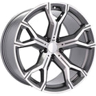 VCTparts 4 Velgen 22 inch B5498 MGHM Gepolijst Grafiet Half Mat 5x112 ET37 66.6 Geschikt voor Audi, Volkswagen, Skoda, SEAT Ladnefelgi 1