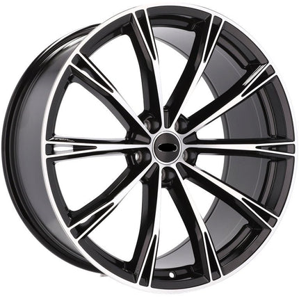 4 Velgen 22 inch H5060 (IN1111) MB Gepolijst + Zwart 5x112 ET31 66.45 Geschikt voor Audi, Volkswagen, Mercedes, Porsche - VCTparts.nl
