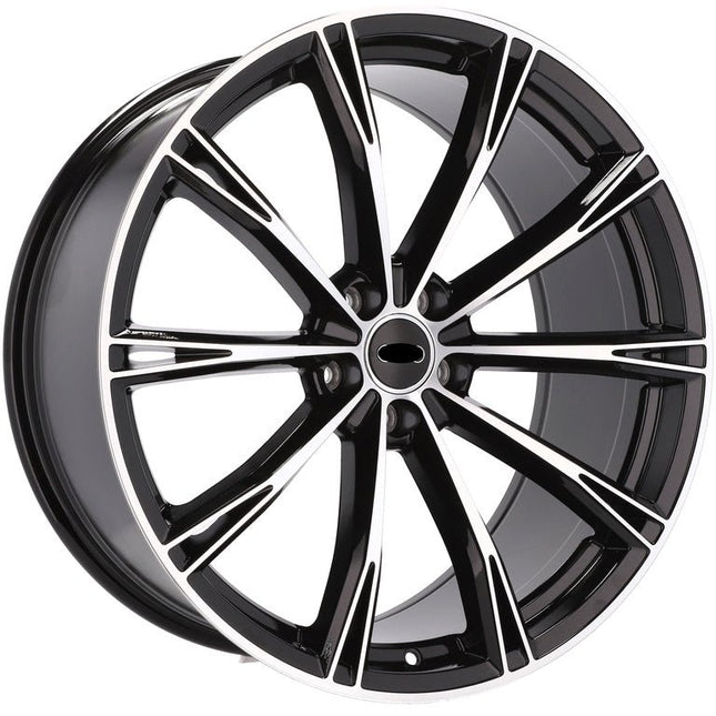 4 Velgen 22 inch H5060 (IN1111) MB Gepolijst + Zwart 5x112 ET31 66.45 Geschikt voor Audi, Volkswagen, Mercedes, Porsche - VCTparts.nl