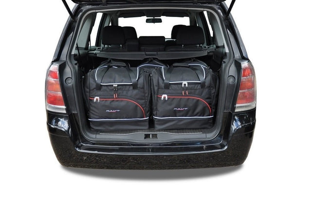 Kjust Reistassenset voor Opel Zafira 2007-2014 - Set van 5 Tassen met 3 Roltassen en 2 Sporttassen
