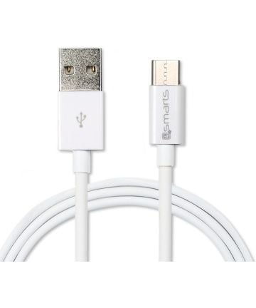 4Smarts USB naar USB-C Kabel 125 Meter Wit