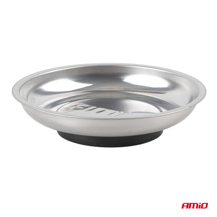 AMiO Magnetische Onderdelenbak RVS 150mm Grote Magneetschaal voor Schroeven en Bouten