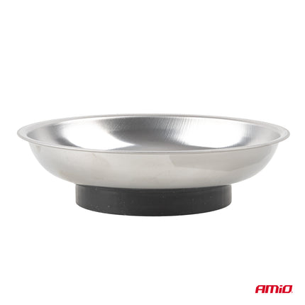 AMiO Magnetische Onderdelenbak RVS 110mm Kleine Magneetschaal voor Schroeven en Bouten
