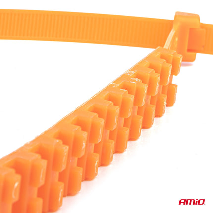 AMiO Antislip Tiewraps In gebruik op band