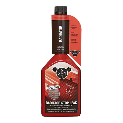 5IN1 Radiateur Lek Stop G12 310ml  Effectieve Reparatie voor Alle Motoren