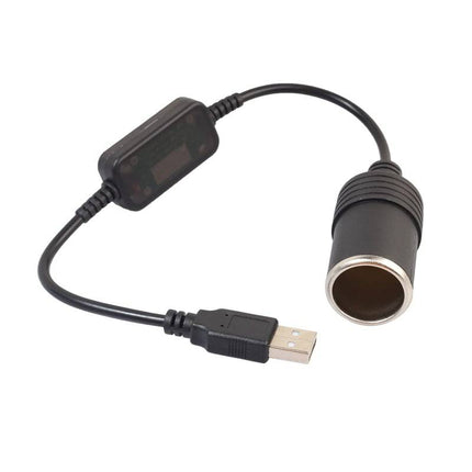 VCTparts 5V USB A naar 12V Sigarettenaansteker Plug Converter - Auto Voedingsadapter NORGOS 2
