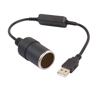 5V USB A naar 12V Sigarettenaansteker Plug Converter - Auto Voedingsadapter
