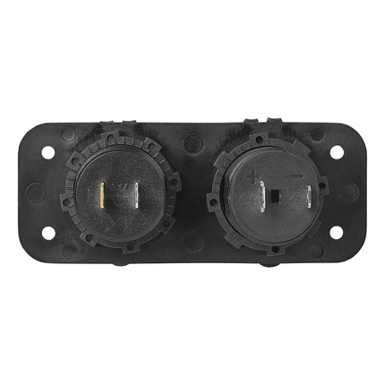 ProPlus Inbouw Kit 12V Stekkerdoos met 2x USB C Snellader 3A voor Auto