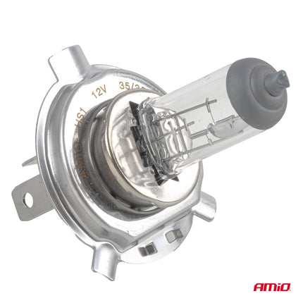 AMiO Halogeenlamp HS1 12V 35/35W PX43T Voor Motor en Scooter Koplamp (1 stuk)