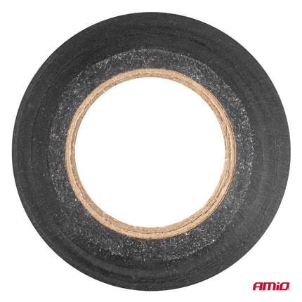 AMiO PVC Isolatietape Set 10 Stuks - Zwart 19mm x 10m x 0.13mm