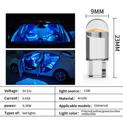 VCTparts 8000K T10 Led W5W Verlichting (set) [Parkeerverlichting - Kentekenverlichting - Interieurverlichting] NORGOS 2