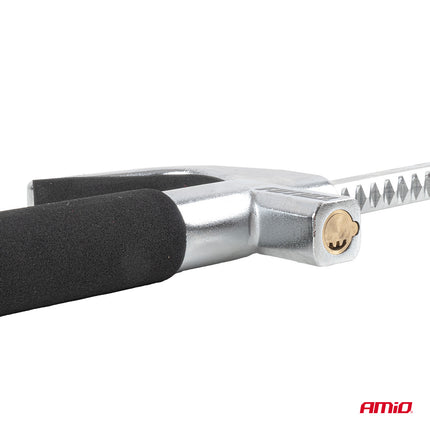 AMiO Extra Lang Stuurwielslot voor Zware Diefstalbeveiliging Auto en SUV