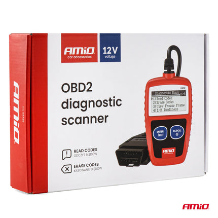 AMiO OBD2 MS309 Professionele Diagnostische Scanner Uitleestool– Snelle Auto- en Truckdiagnose voor Voertuigen - Mini Scan - VCTparts.nl
