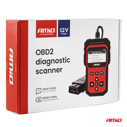 AMiO OBD2 V410 Professionele Diagnostische Scanner Uitleestool – Snelle Auto- en Truckdiagnose voor Voertuigen - Pro Scan - VCTparts.nl