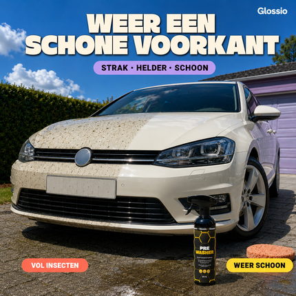 Glossio Active Pre Washer Premium Vuil en Insectenverwijderaar 500ML - Krachtige Auto Voorreiniger voor Hardnekkig Vuil en Insecten zonder Schade
