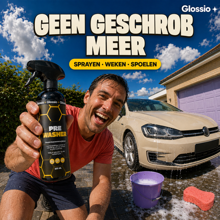 Glossio Active Pre Washer Premium Vuil en Insectenverwijderaar 500ML - Krachtige Auto Voorreiniger voor Hardnekkig Vuil en Insecten zonder Schade