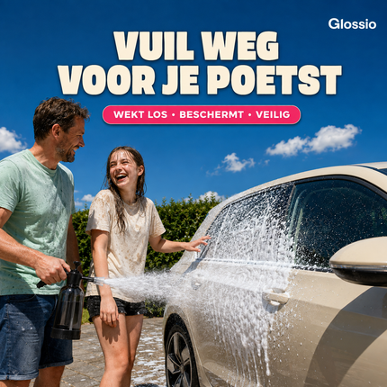Glossio Professionele Handmatige Foam Spuit Drukschuimer Pomp met Sproeikoppen voor Detailing (2 Liter)
