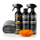 Glossio Combideal Ceramic Bescherming – Keramische Coating Set met Pre-Wash, Ceramic Shampoo en Ceramic Sealer