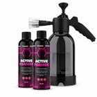 Glossio Combideal Snow Foam Set - Professionele 2L Drukschuimer + 2x 500ml Active Foamer - Handmatige Schuimpomp & Autoshampoo