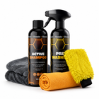 Glossio Combideal Starterspakket Buiten Complete Wasset met Pre-Wash Shampoo Washandschoen en Droogdoek voor een Vlekkeloos Resultaat