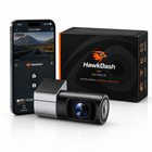HawkDash Mini Dashcam 1080P Full HD met WiFi – Compacte Auto Camera met App, Nachtzicht, G-Sensor en Loop Recording [USB-C 3,5M Kabel]