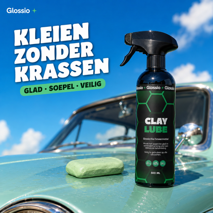Glossio Clay Lube Premium Smeermiddel voor Klei 500ML - Veilig en Efficiënt voor Krasvrije Kleibehandeling en Glanzende Auto Oppervlakken