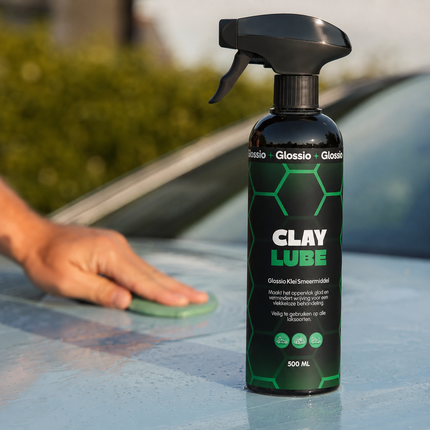 Glossio Clay Lube Premium Smeermiddel voor Klei 500ML - Veilig en Efficiënt voor Krasvrije Kleibehandeling en Glanzende Auto Oppervlakken