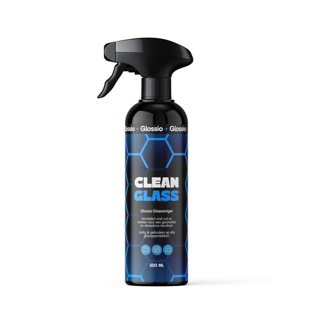 Glossio Glass Cleaner Premium Ruitenreiniger 500ML Krachtig Tegen Vuil voor een Glanzend Resultaat